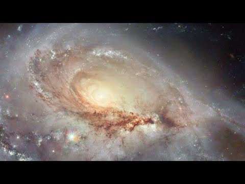 Hubble captures skewed spiral Galaxy Arp 184